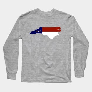 NC State and Flag Long Sleeve T-Shirt